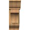 Ekena Millwork Westlake Traditional Rough Sawn Bracket w/ Offset Brace, Western Red Cedar, 8"W x 22"D x 22"H BKT0806X22X22WTL01RWR - alternate 3
